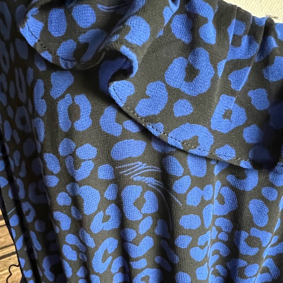 Michael Kors blue sleeveless midi dress size XL - Picture 6 of 8